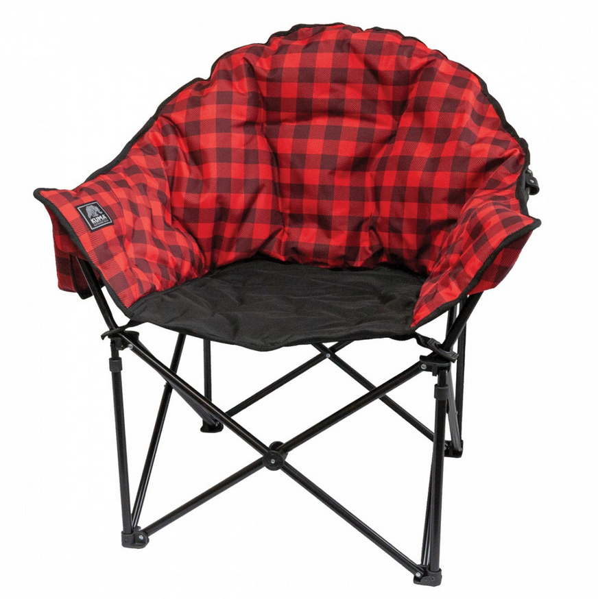 KUMA Lazy Bear Chair - Red Plaid