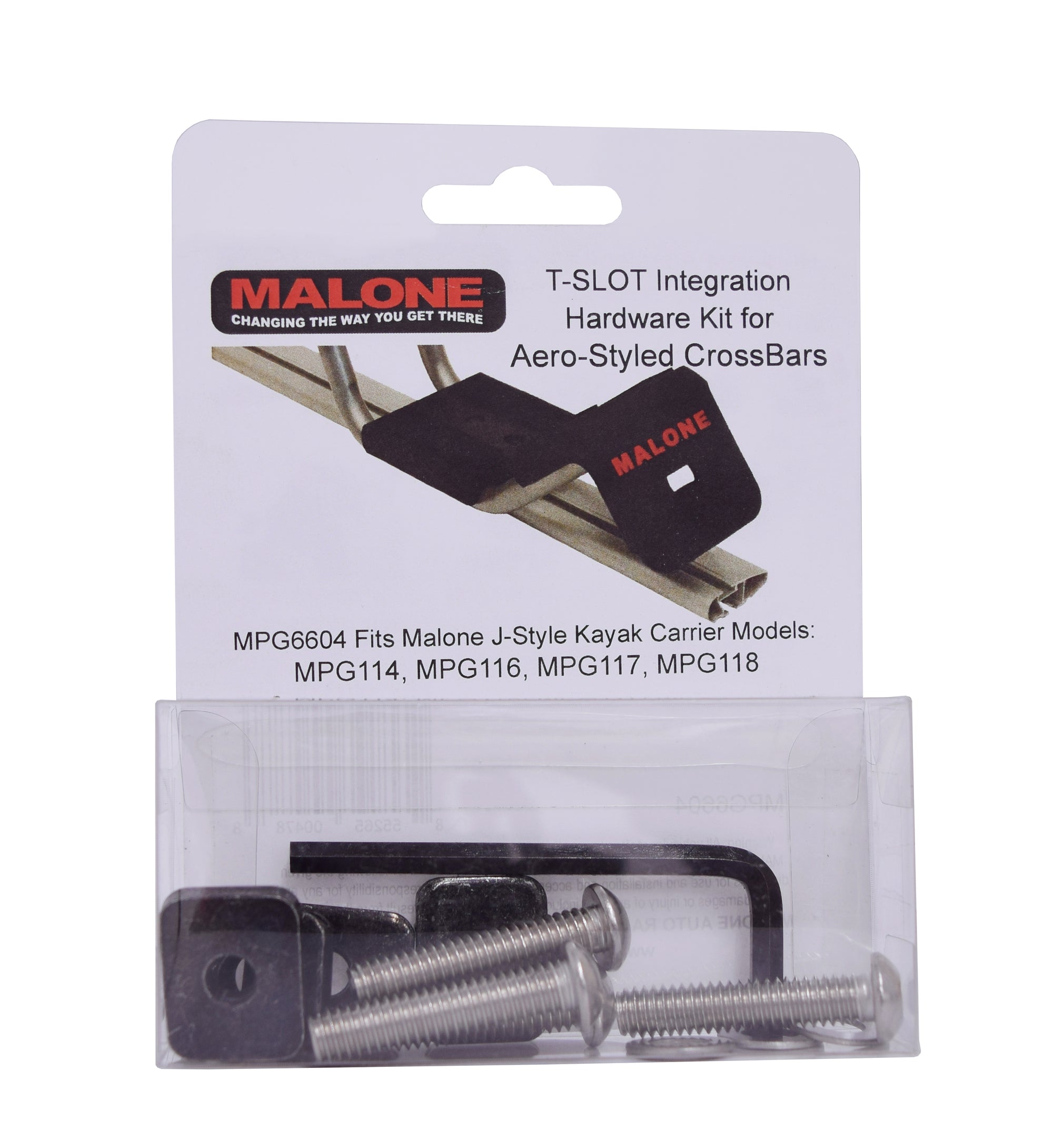 Malone T-Slot Integration Hardware Kit - Aero-Style Crossbars