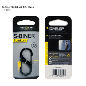 Nite Ize Slidelock S-Biner Steel #2
