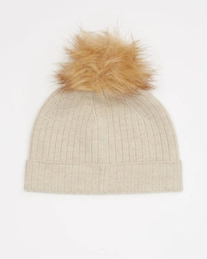 Tentree Wool Faux Fur Pom Beanie