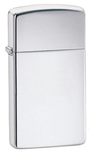 Zippo Lighter Slim High Polish Chrome