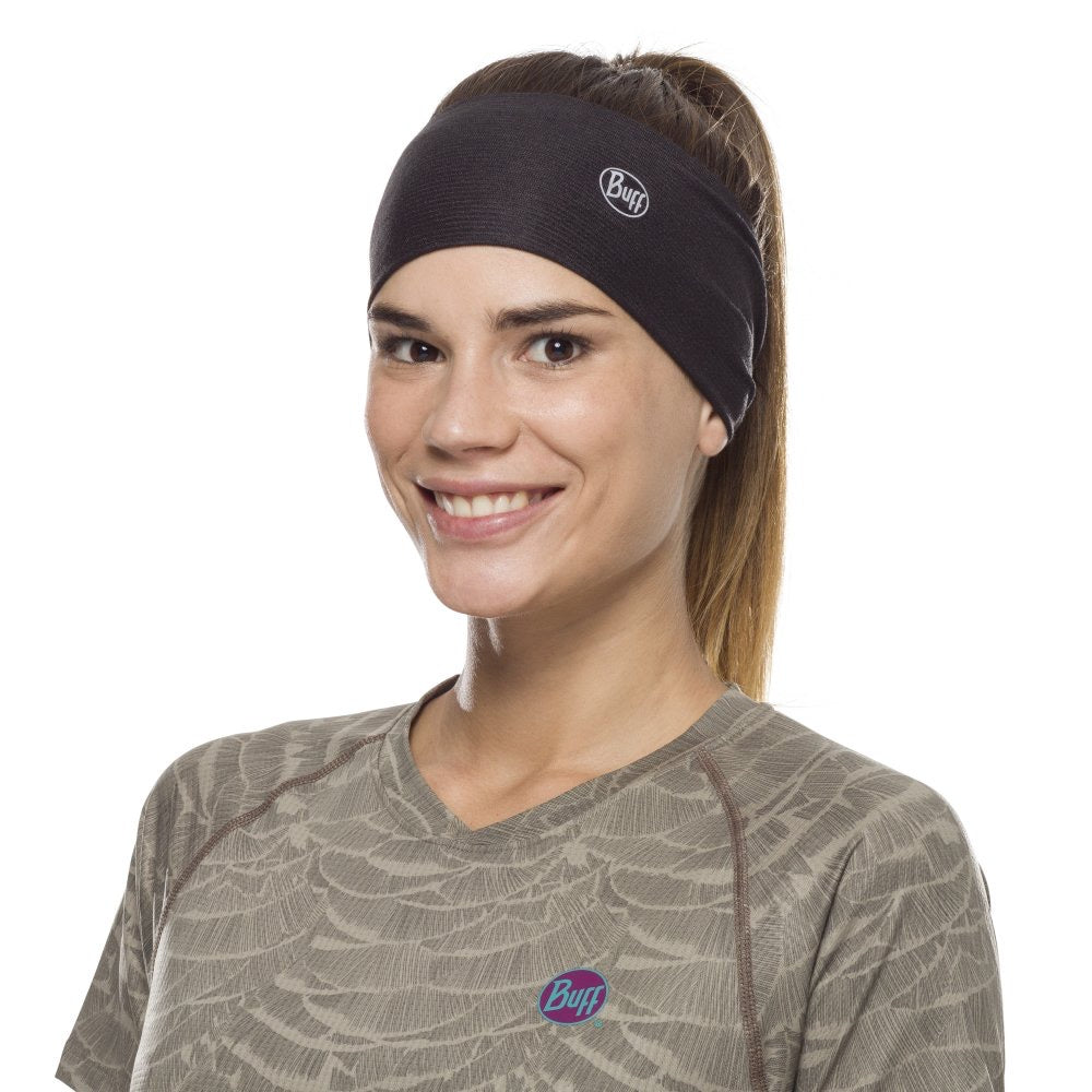 BUFF Coolnet UV Ellipse Headband Solid Black