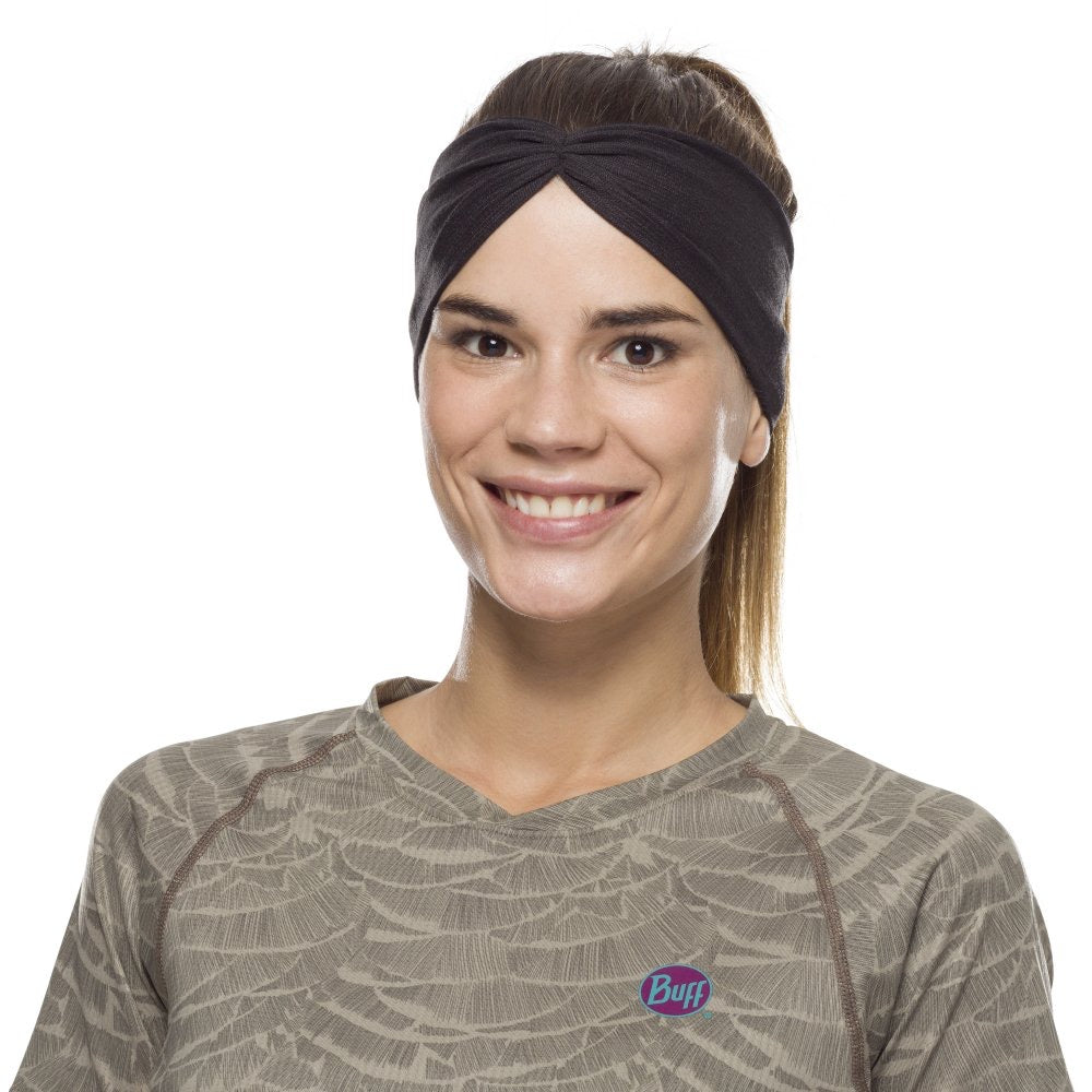 BUFF Coolnet UV Ellipse Headband Solid Black