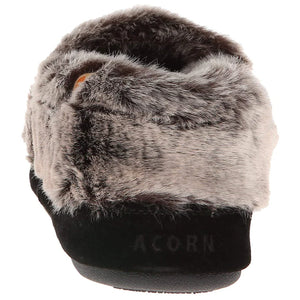 Acorn Moc Slippers Chinchilla Charcoal - Women's