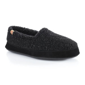 Acorn Moc Slippers Black Berber - Men's