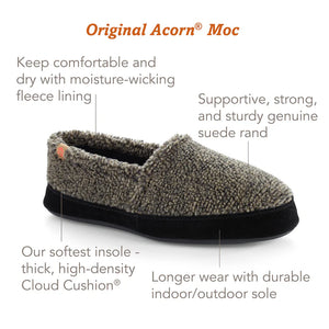 Acorn Moc Slippers Earth Tex - Men's