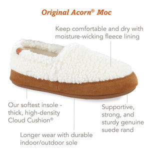 Acorn Moc Slippers Puff Popcorn - Women's