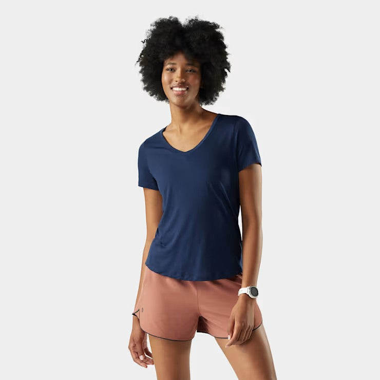 Smartwool Active Ultralite V-Neck SS - Women's