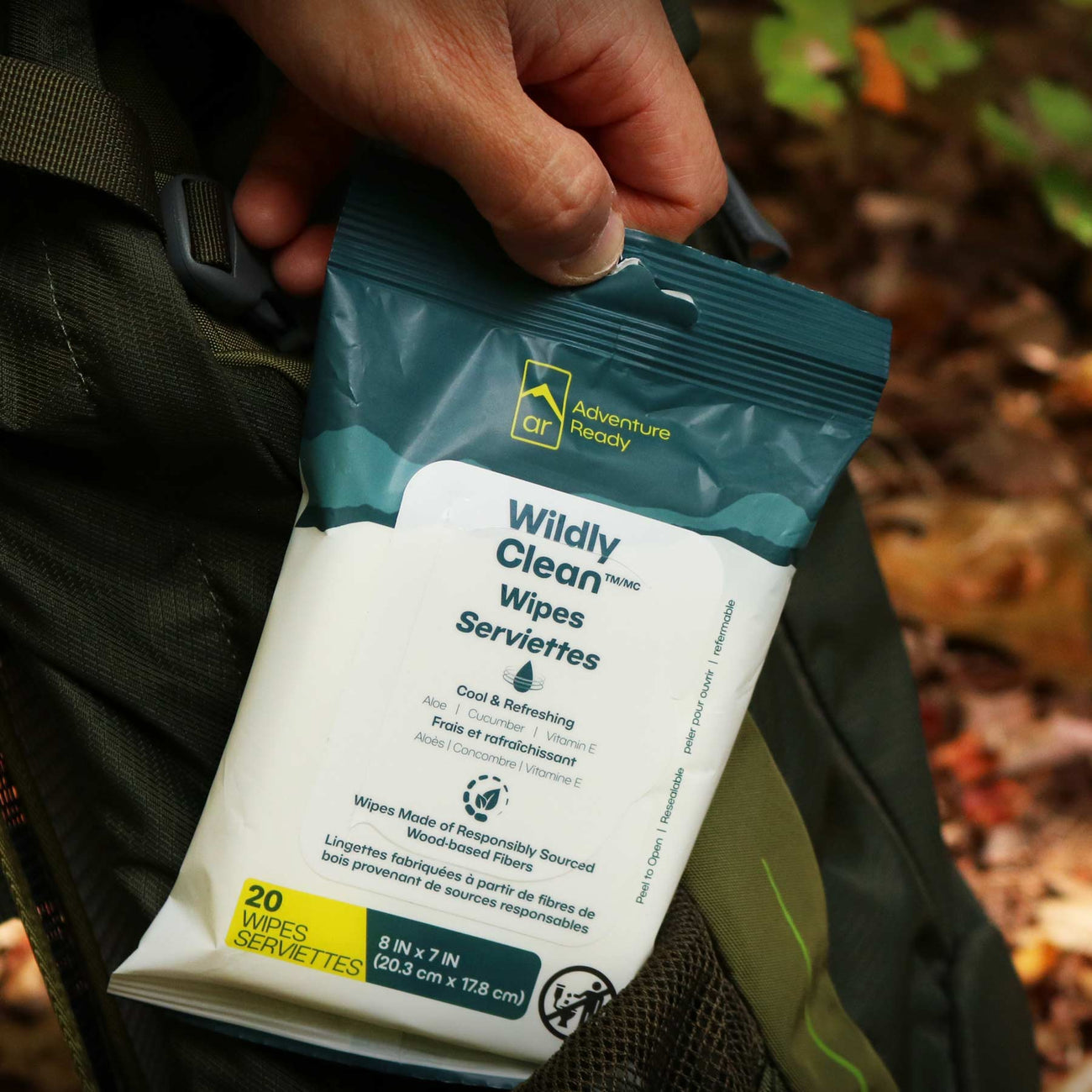 Adventure Ready Wildly Clean Wipes - 20