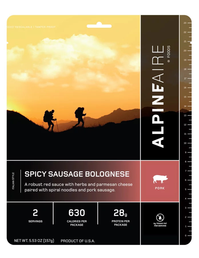 AlpineAire Spicy Sausage Bolognese
