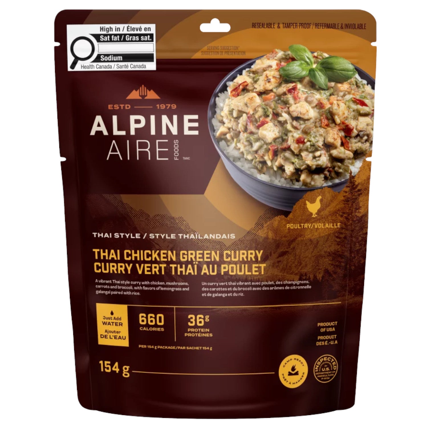 AlpineAire Thai Chicken Green Curry