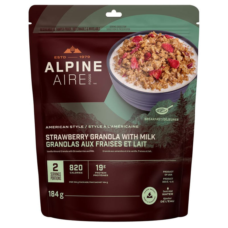 AlpineAire Strawberry Granola with Milk