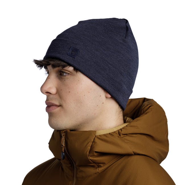 BUFF Merino Heavyweight Beanie Solid Indigo