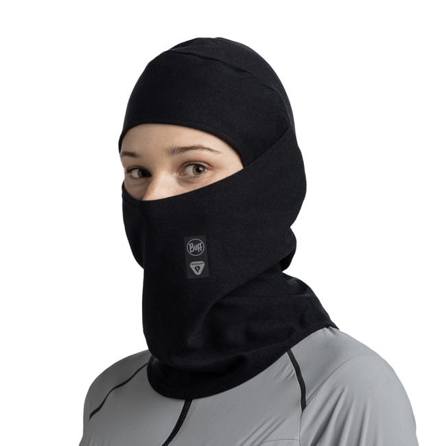 BUFF Thermonet Hinged Balaclava Solid Black