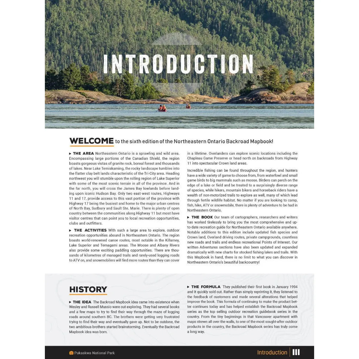 Backroad Mapbooks Northeastern Ontario - 6th Edition