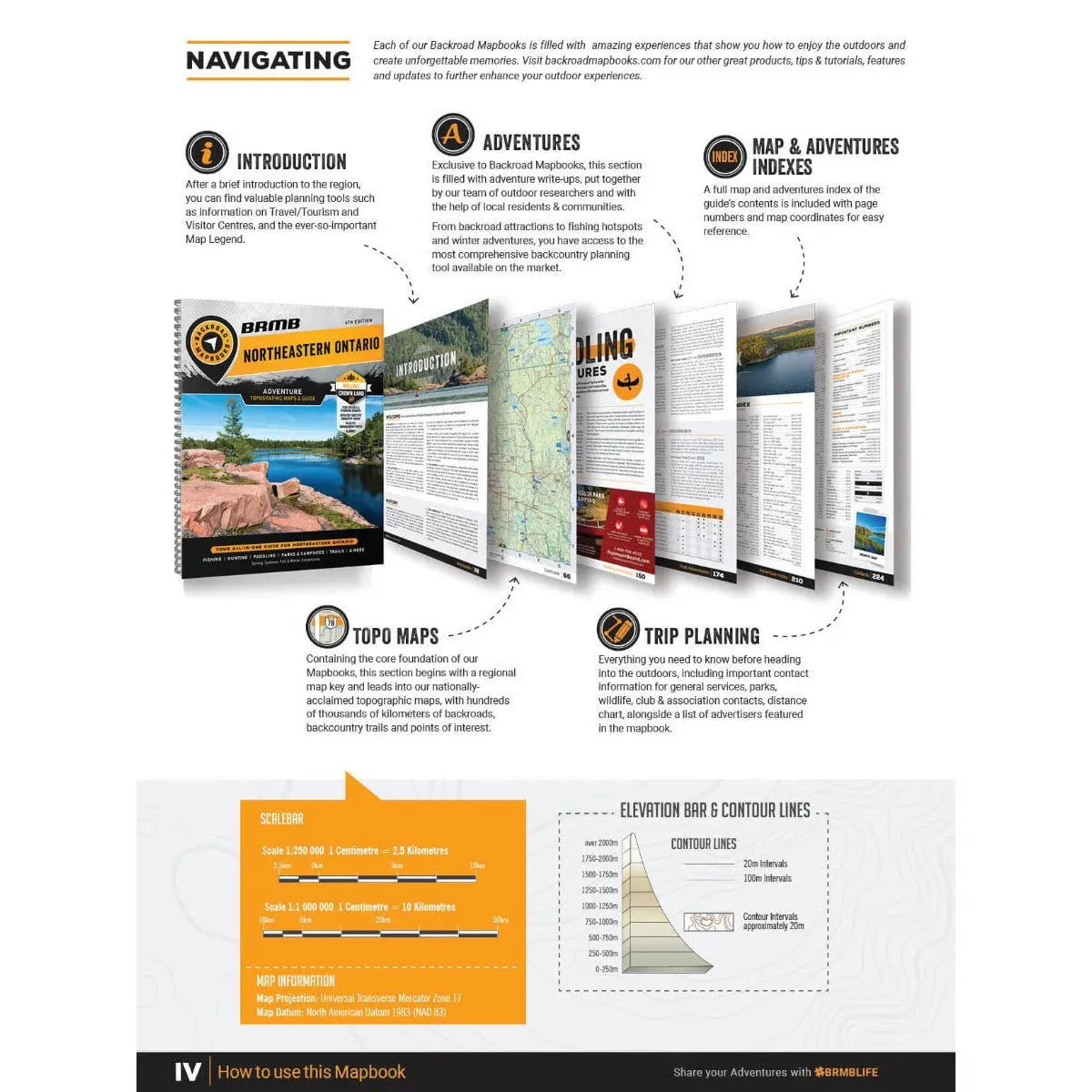 Backroad Mapbooks Northeastern Ontario - 6th Edition