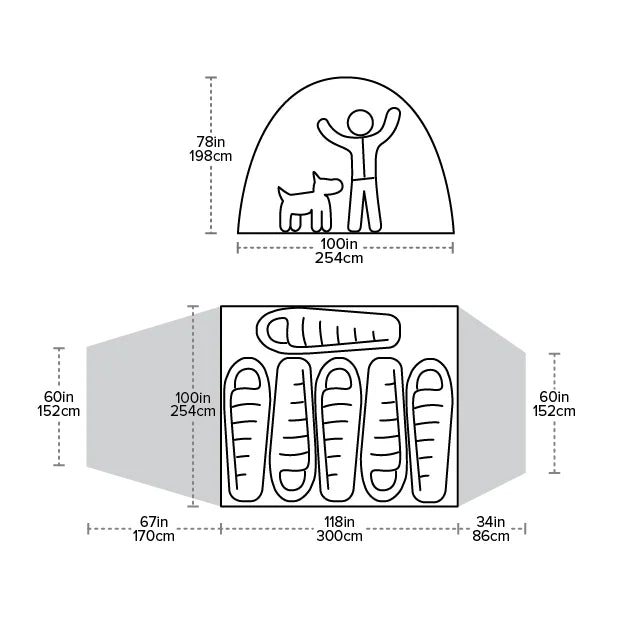 Big Agnes Bunk House 6