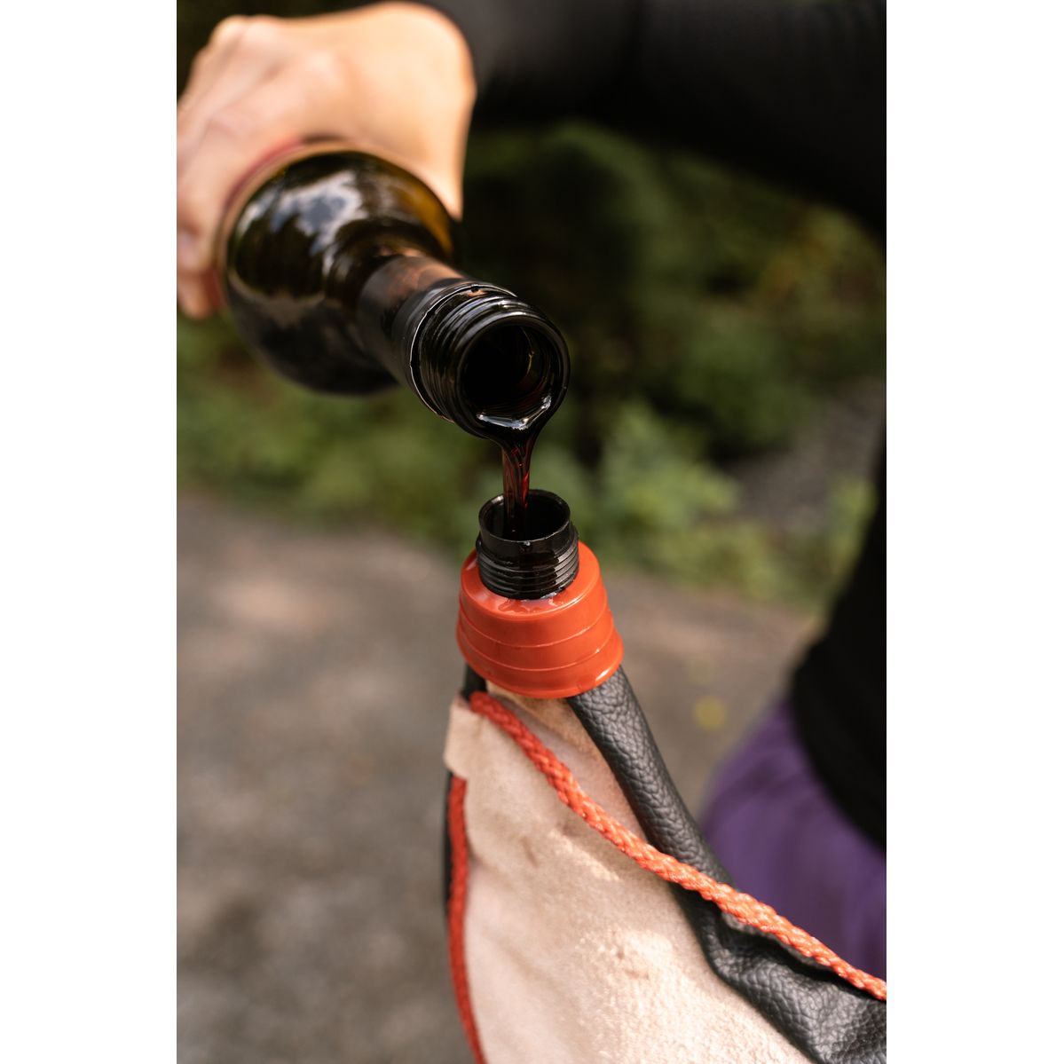 Coghlan's Bota Bag – Rugged Leather Spanish Wine Skin – Heavy Poly Lining