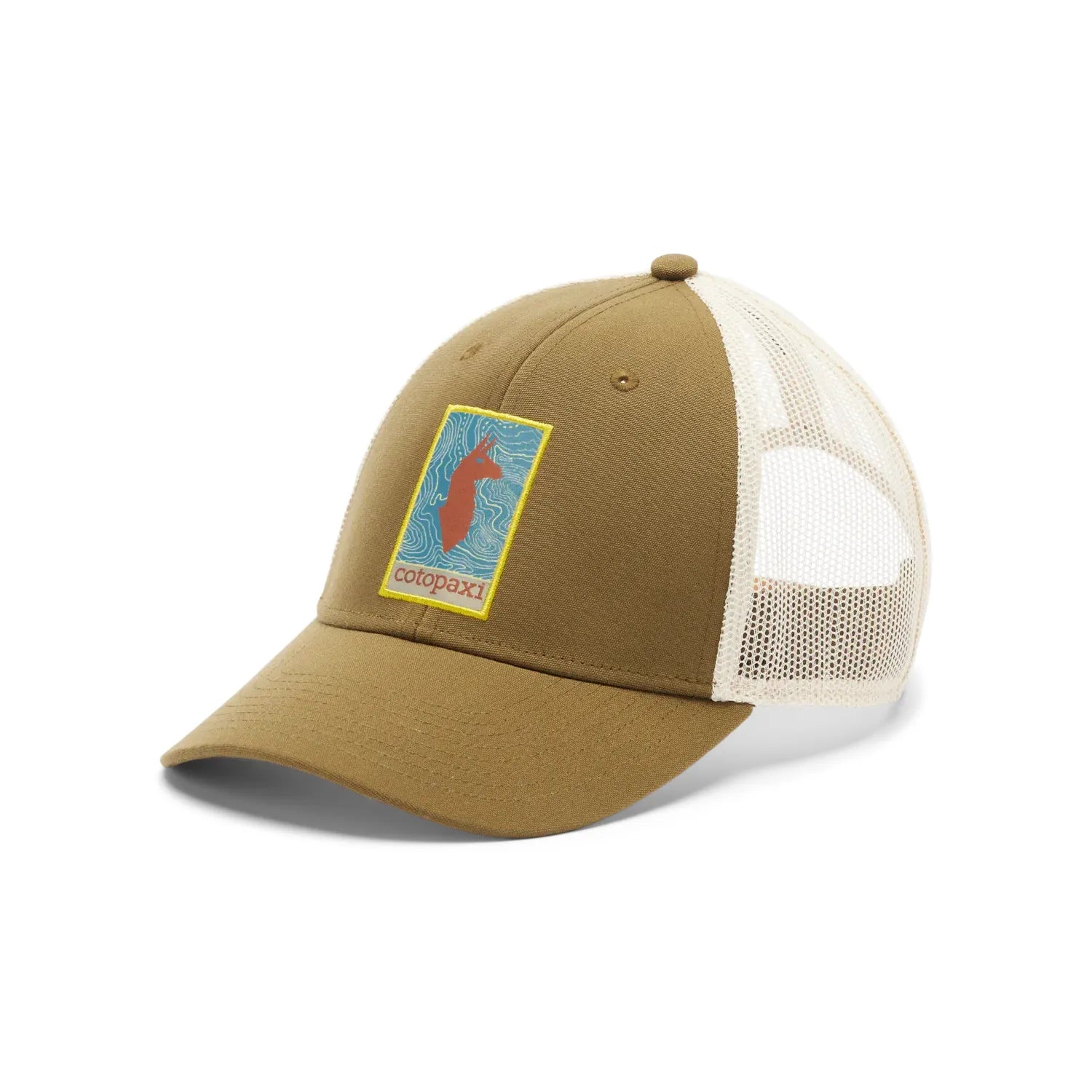 Cotopaxi Llama Map Trucker Hat