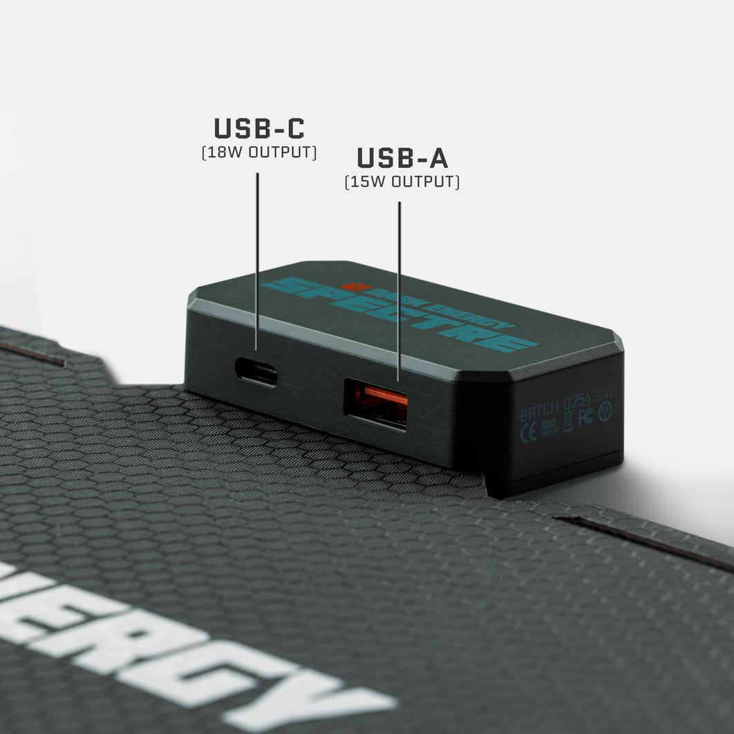 Dark Energy Spectre 18W Folding Solar Panel