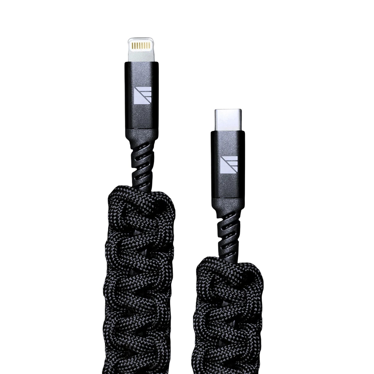 Dark Energy Lightning to USB-C Paracord Cable