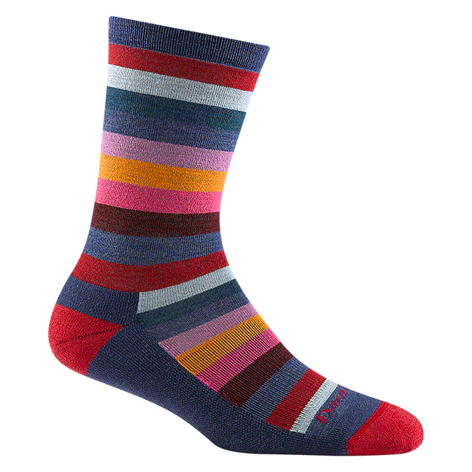 Darn Tough 1644 Mystic Stripe Crew Lightweight with Cushion - Women's