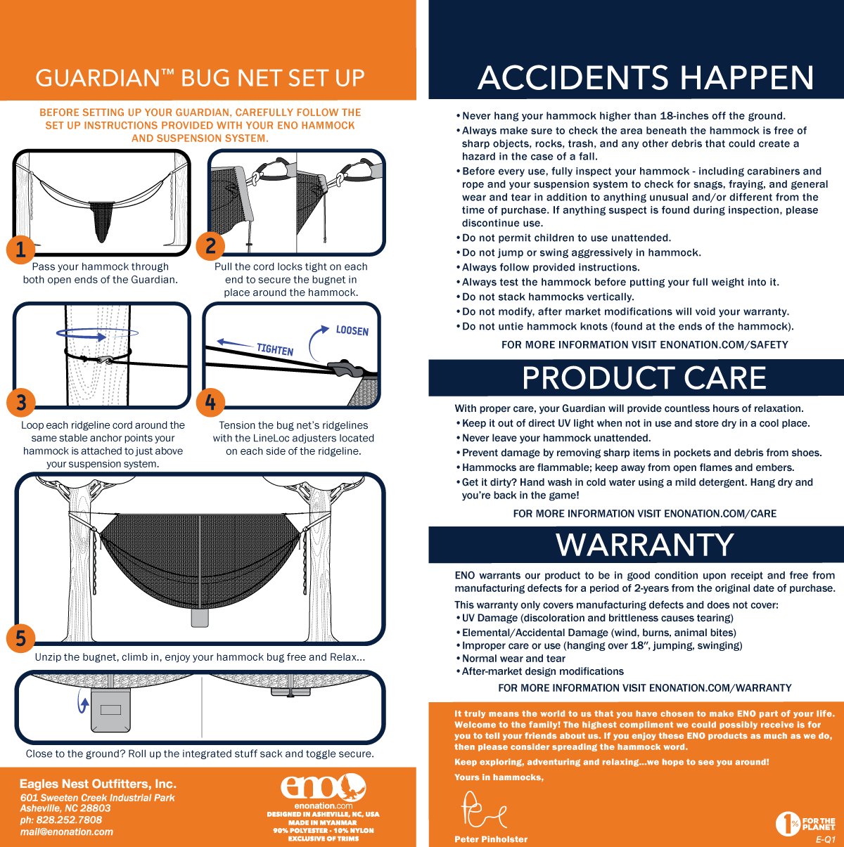 ENO Guardian Bug Net