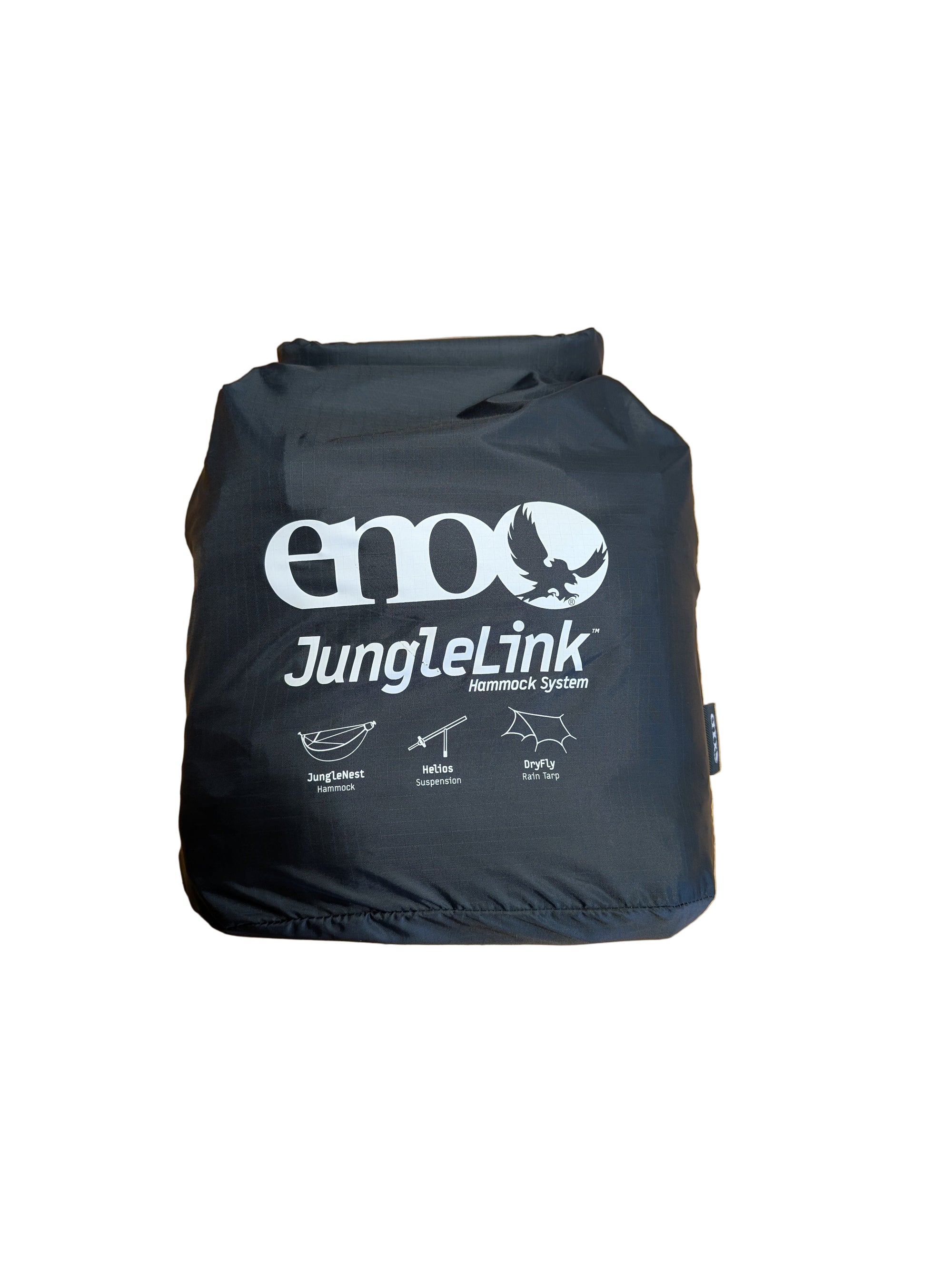 ENO JungleLink Hammock System - Charcoal/Evergreen - Scratch & Dent