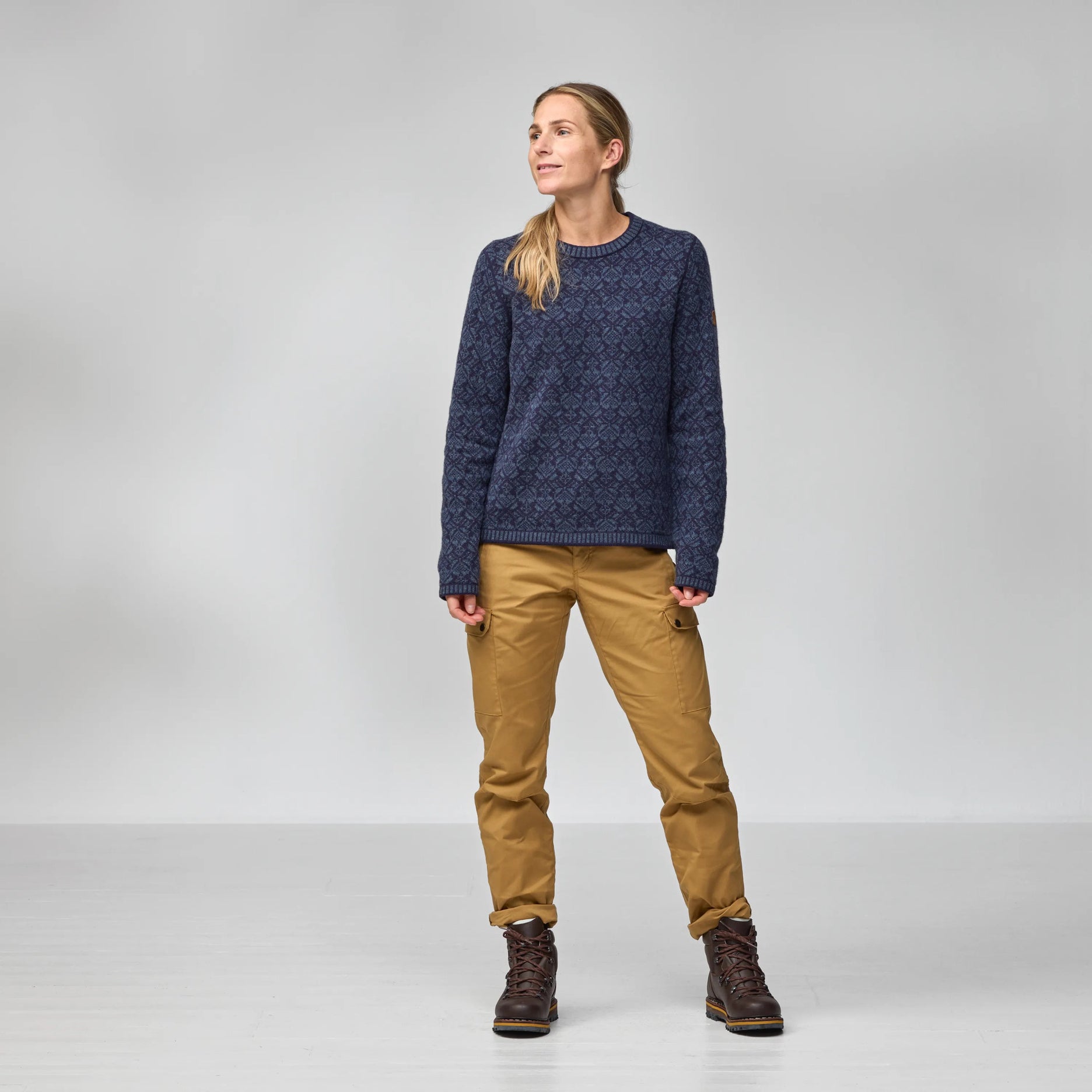 Fjallraven Snow Round Neck Sweater - Women's