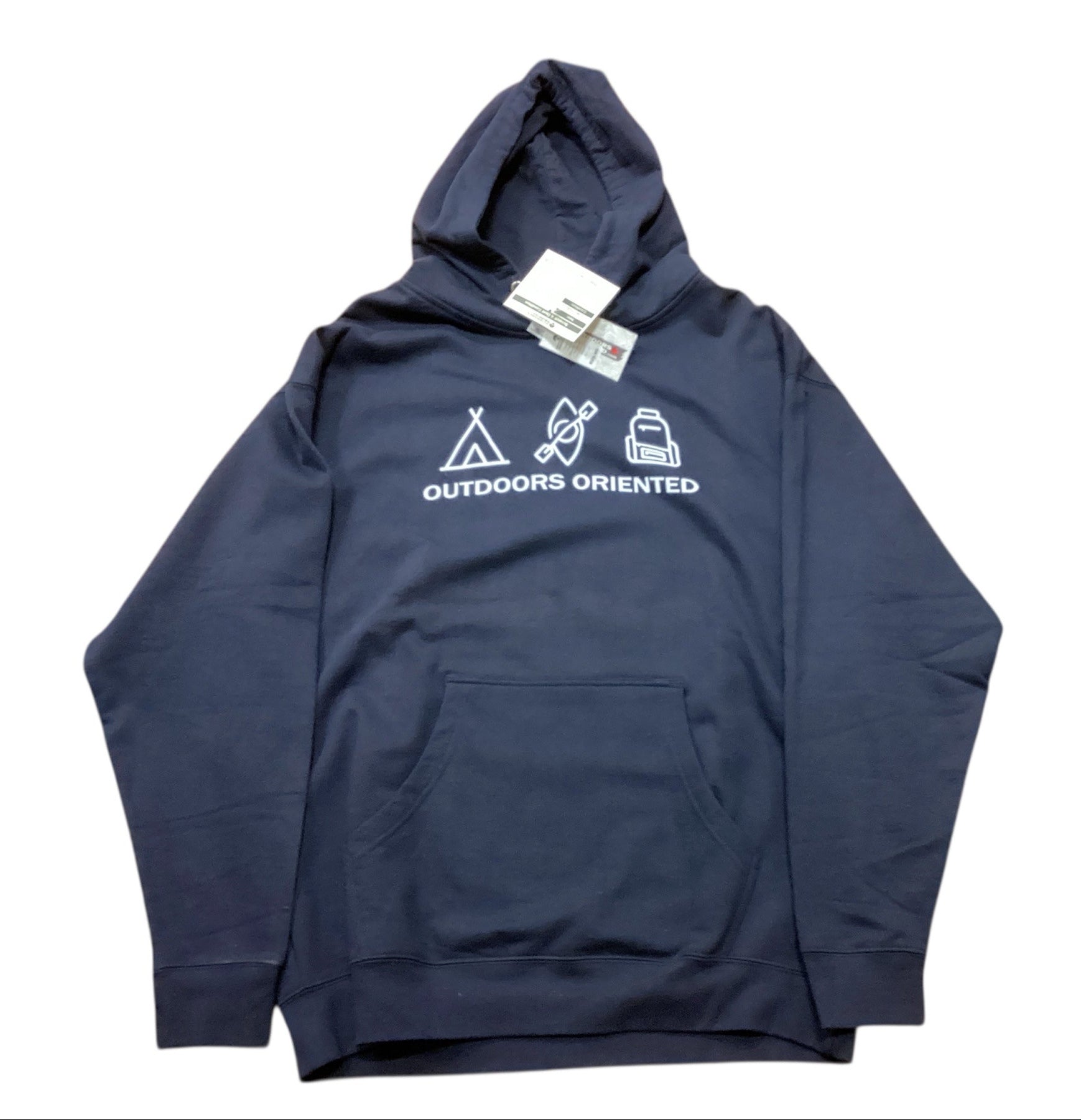 Outdoors Oriented Hoodie Navy XL - Scratch & Dent - Final Clearance