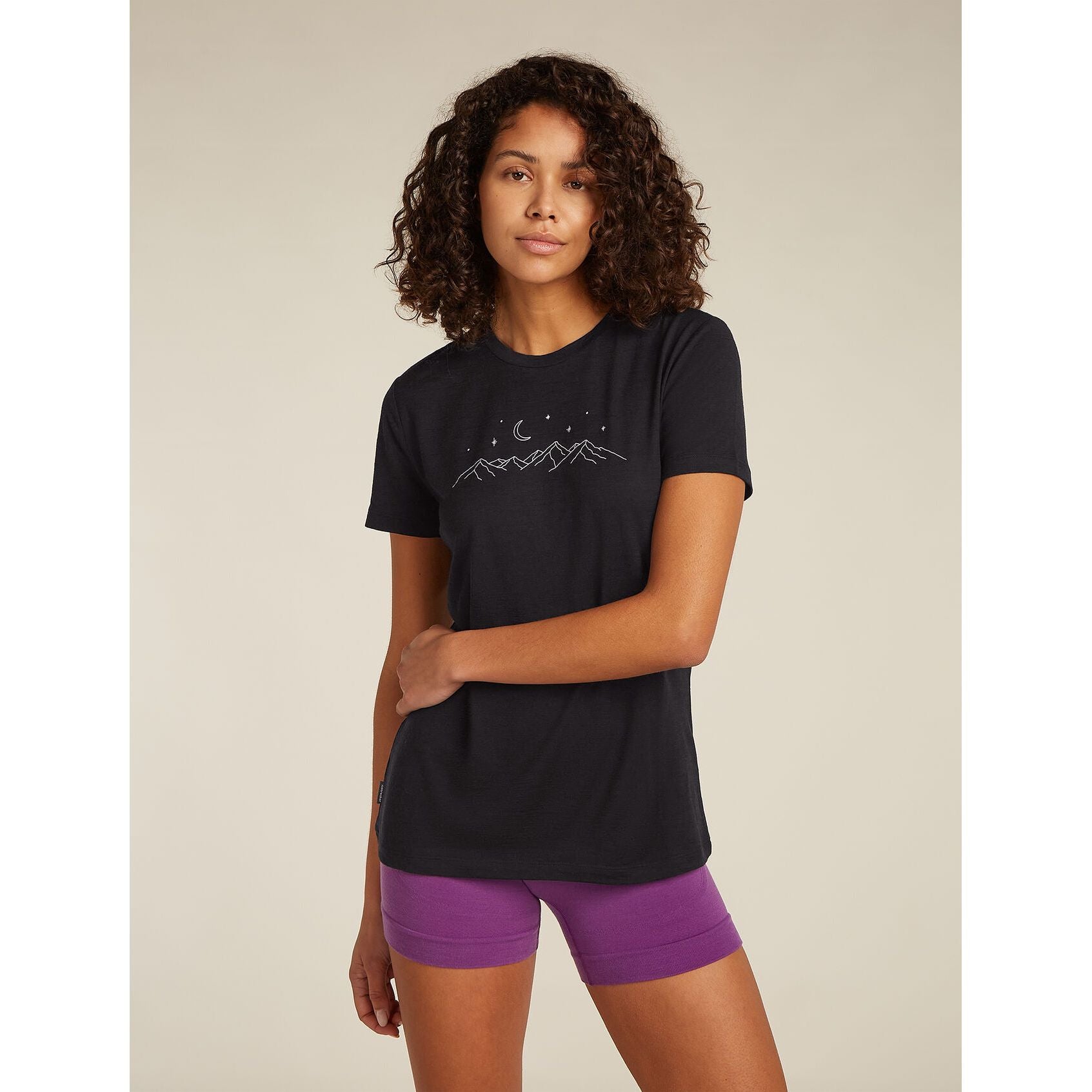 Icebreaker Merino 150 Tech Lite III SS Sparkling Stars - Women's