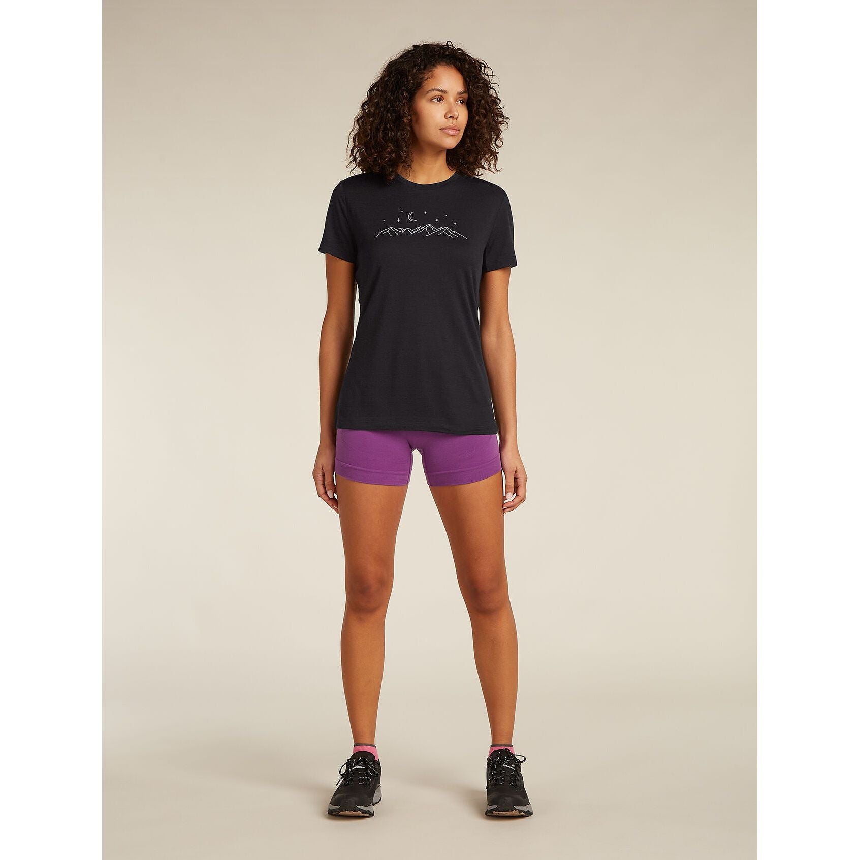 Icebreaker Merino 150 Tech Lite III SS Sparkling Stars - Women's