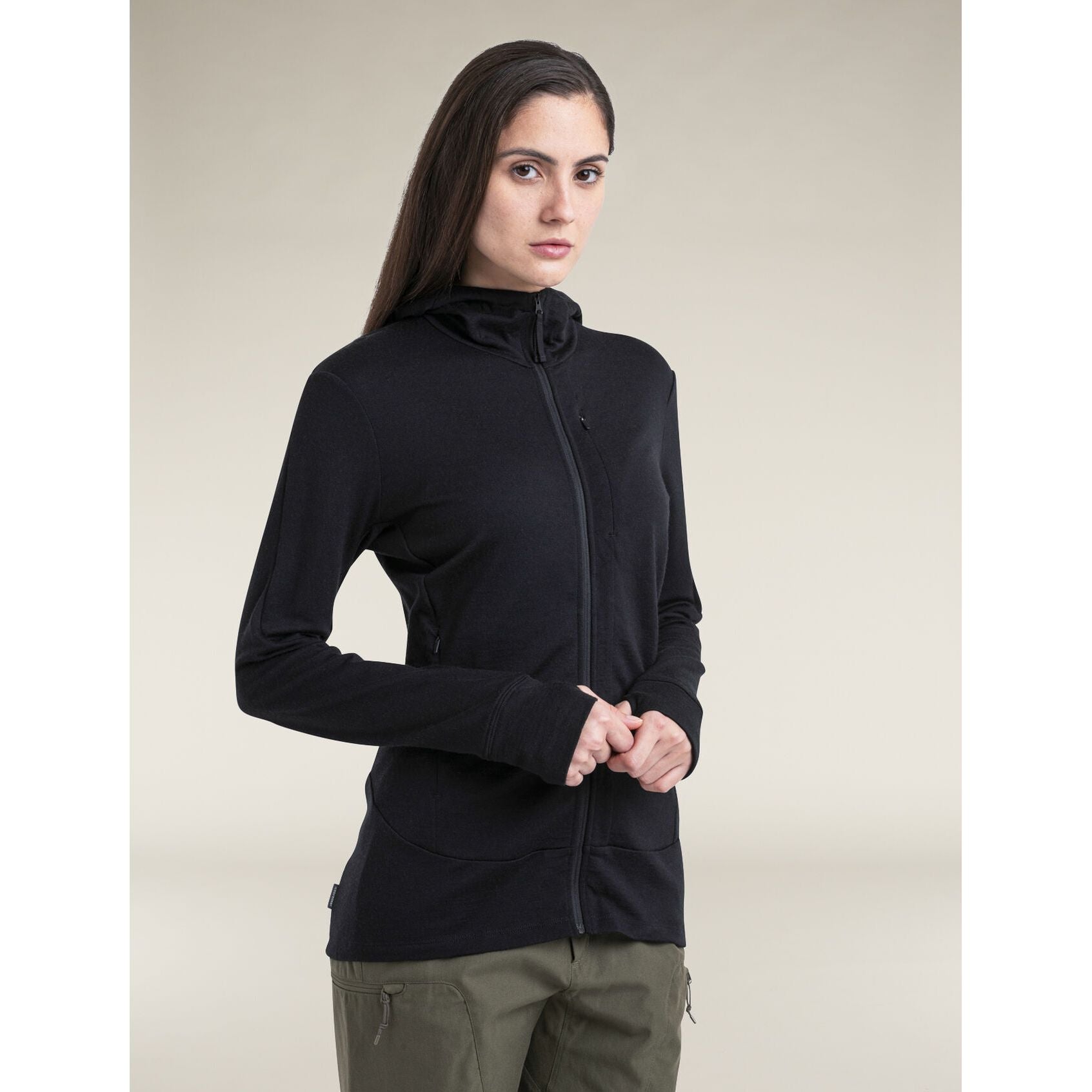 Icebreaker Quantum IV LS Zip Hoodie - Women's