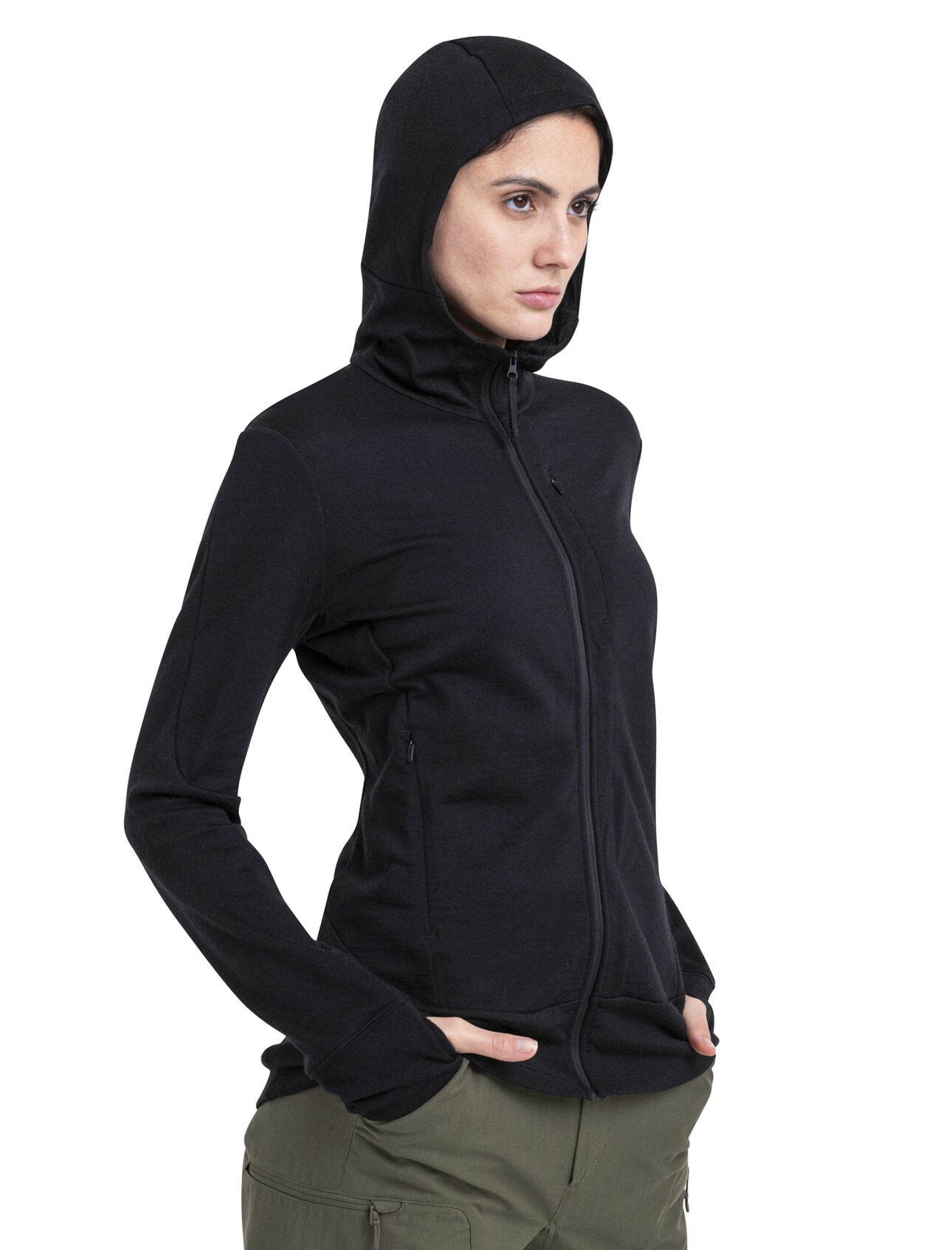 Icebreaker Quantum IV LS Zip Hoodie - Women's