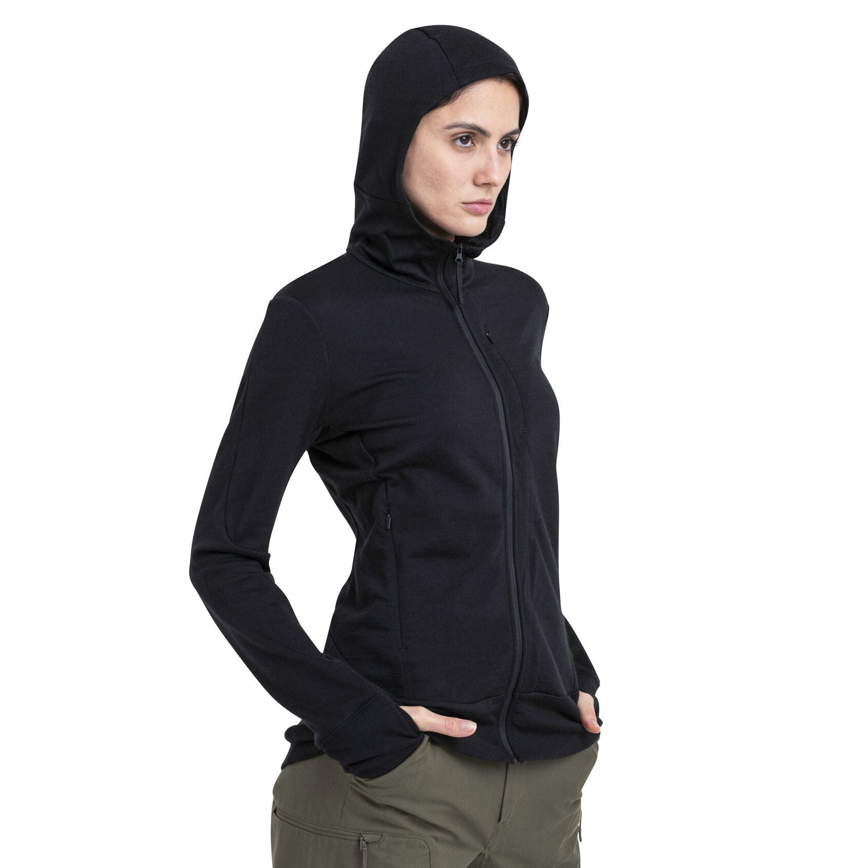 Icebreaker Quantum IV LS Zip Hoodie - Women's