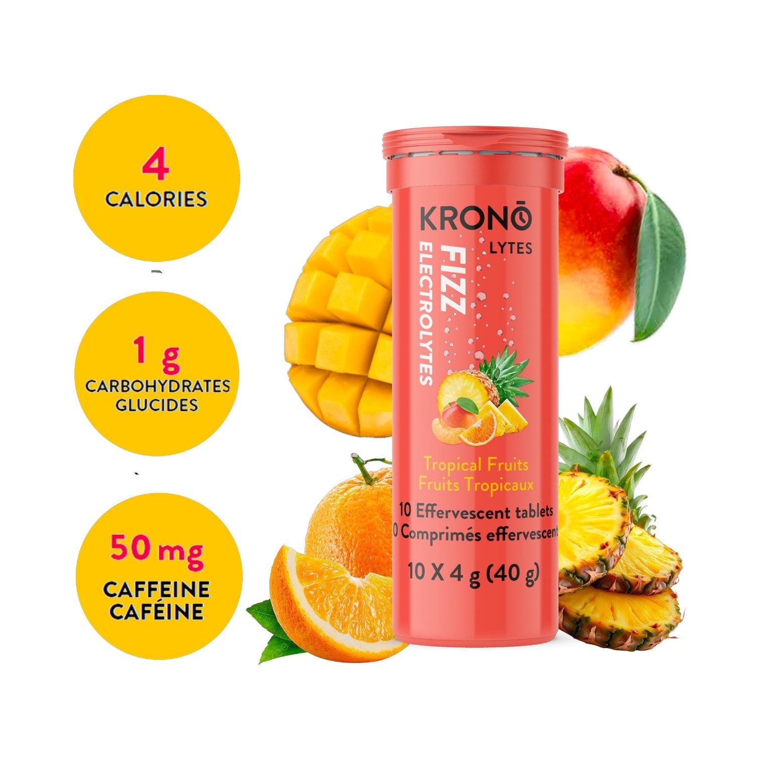 KRONO Effervescent Tablets - Tropical