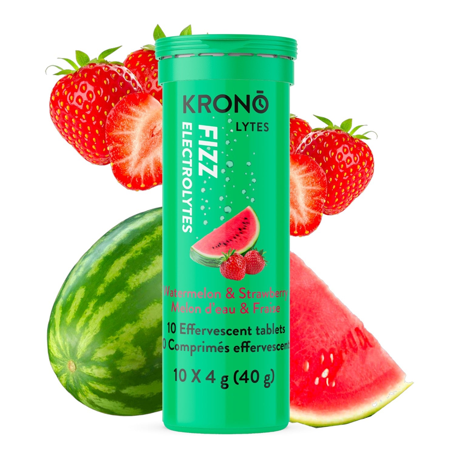 KRONO Effervescent Tablets - Watermelon Strawberry