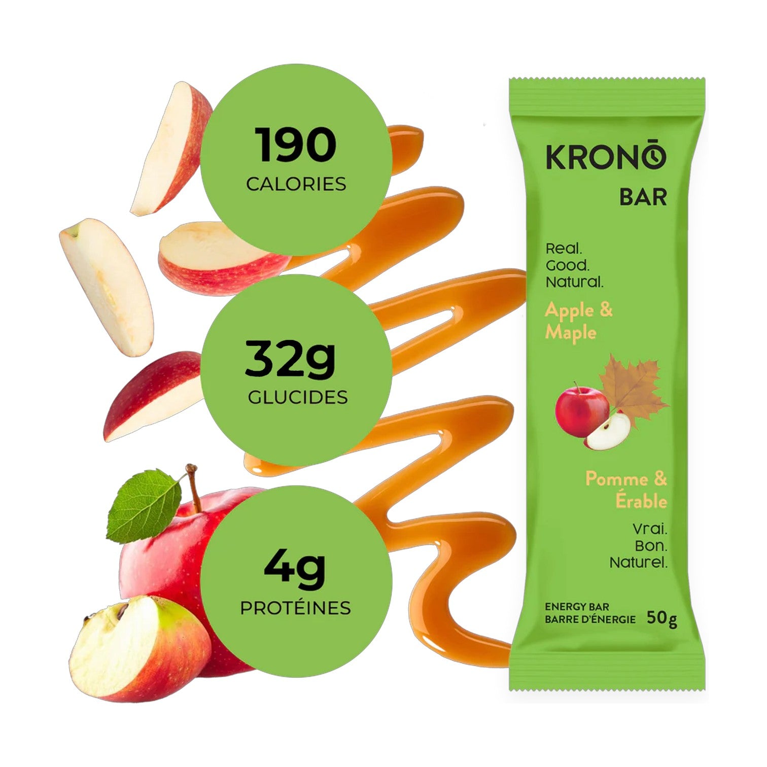 KRONO Energy Bar - Maple Apple