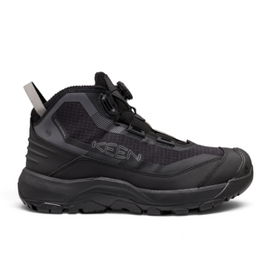 Outdoors Oriented KEEN Revel IV EXP CF Polar men's black winter boot with toggle lacing and rugged rubber sole
