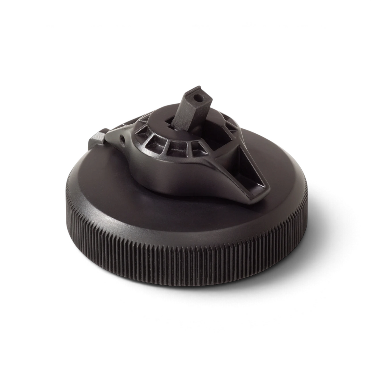 Outdoors Oriented MSR Dromedary 3-in-1 black hydration cap with flip-up nozzle for water bags