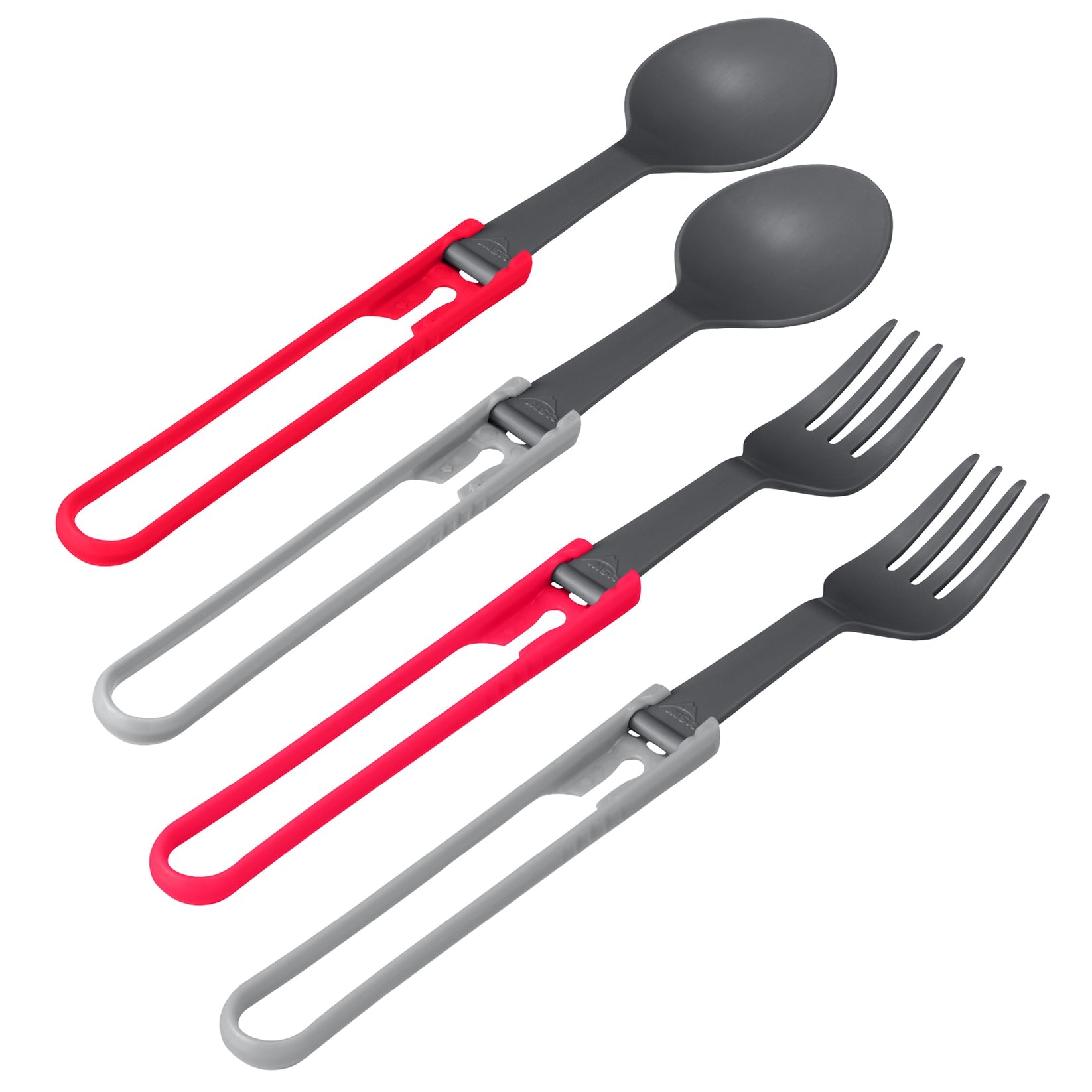 MSR Folding Utensil Set - 4 piece Spoon & Fork