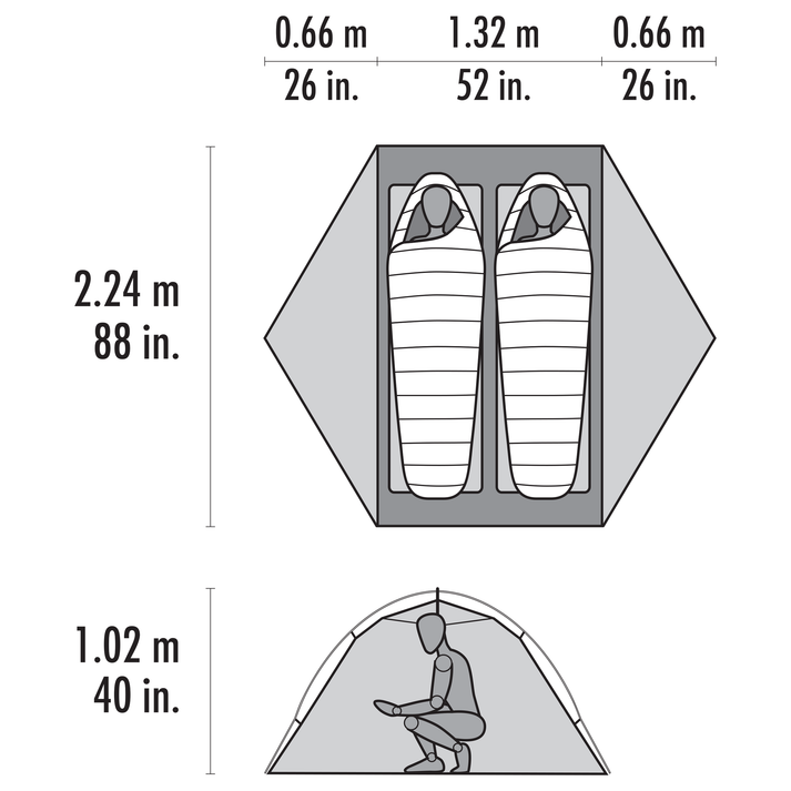 MSR Hubba Hubba HD 2P Tent