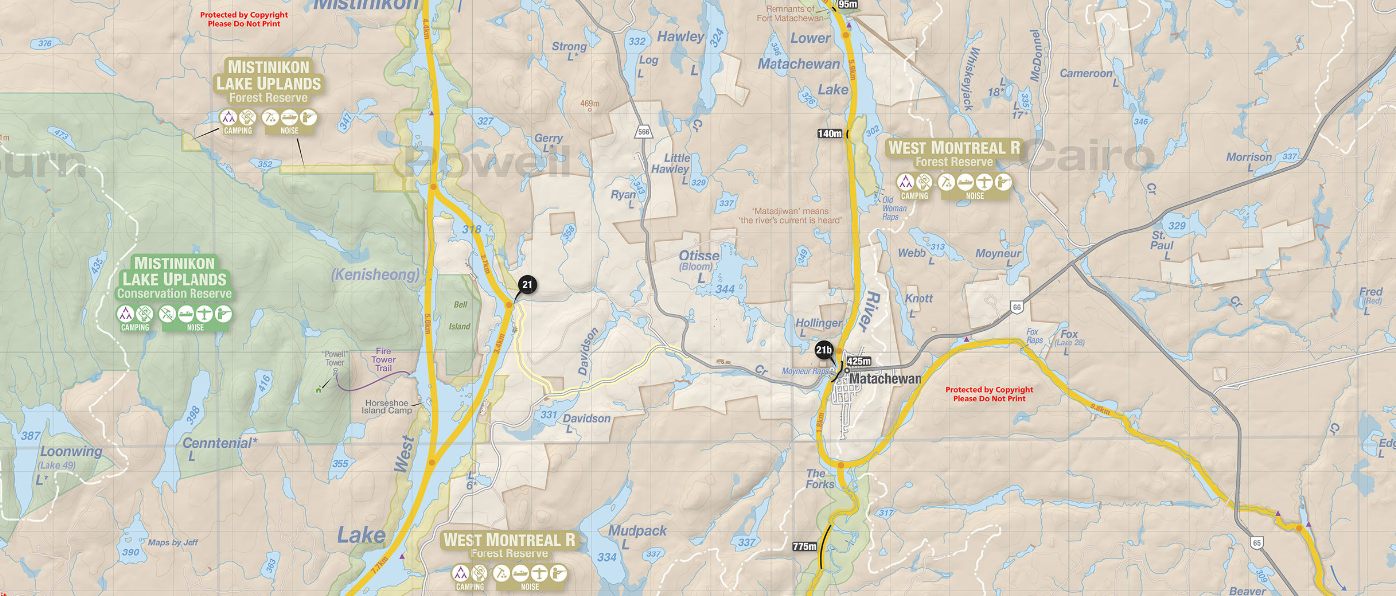 Maps by Jeff Far North Temagami