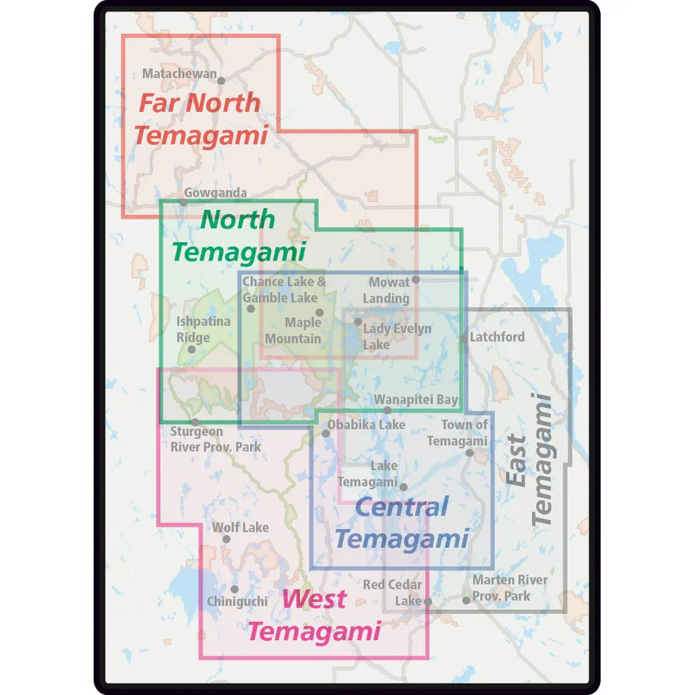Maps by Jeff East Temagami