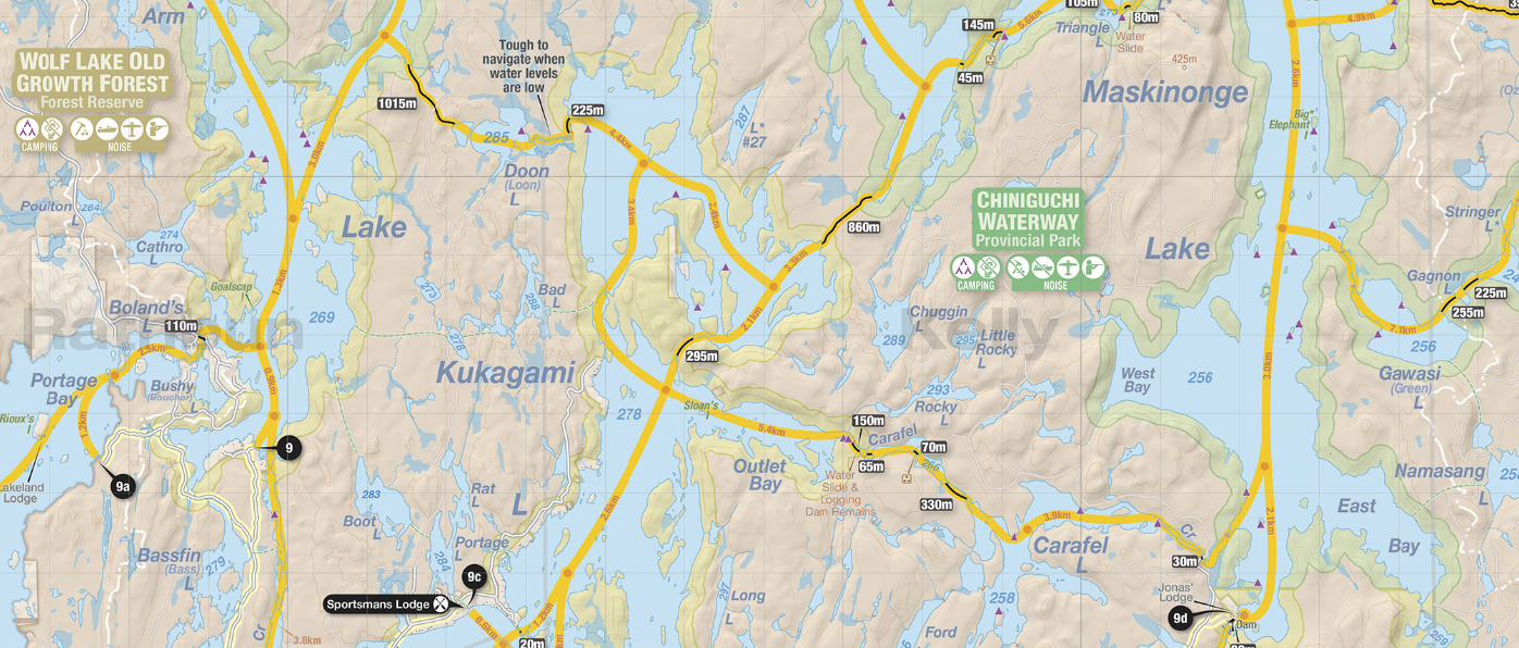 Maps by Jeff West Temagami