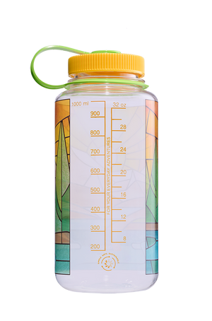 Nalgene 32oz Wide Mouth Bottle - Stained Glass Print