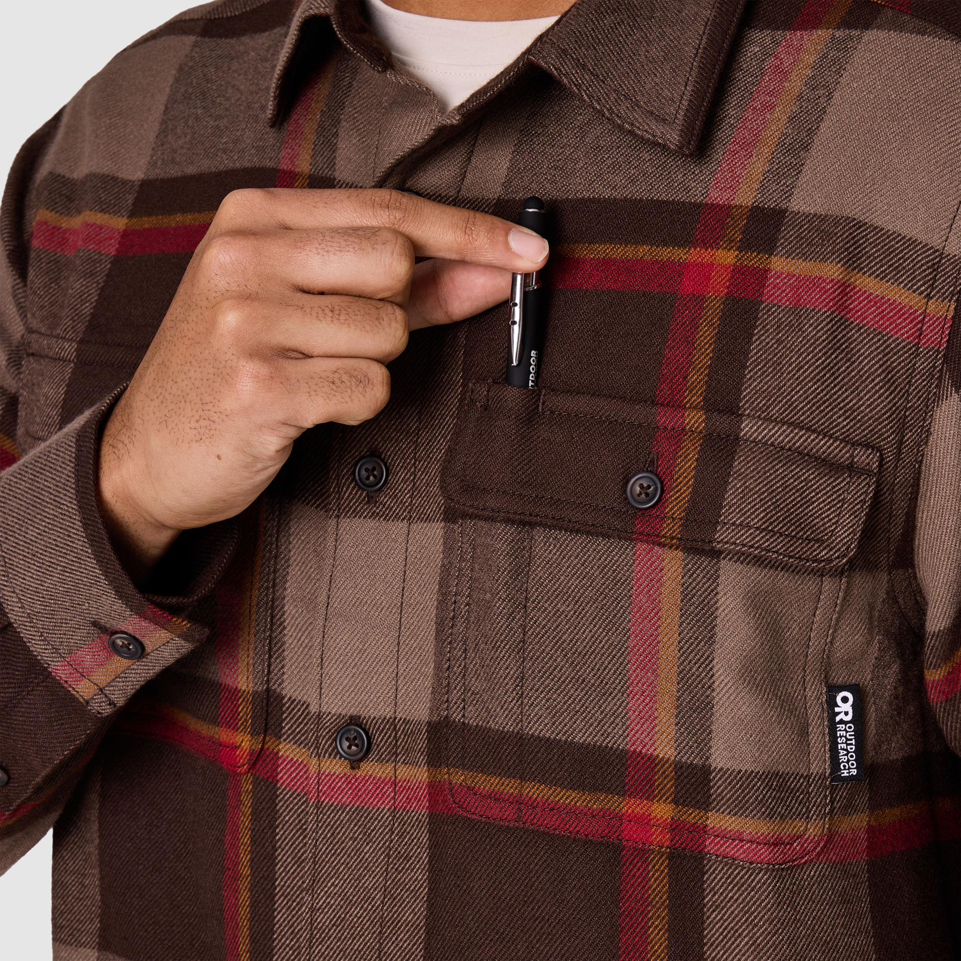 Outdoor Research Feedback Flannel Twill LS Shirt - Men's