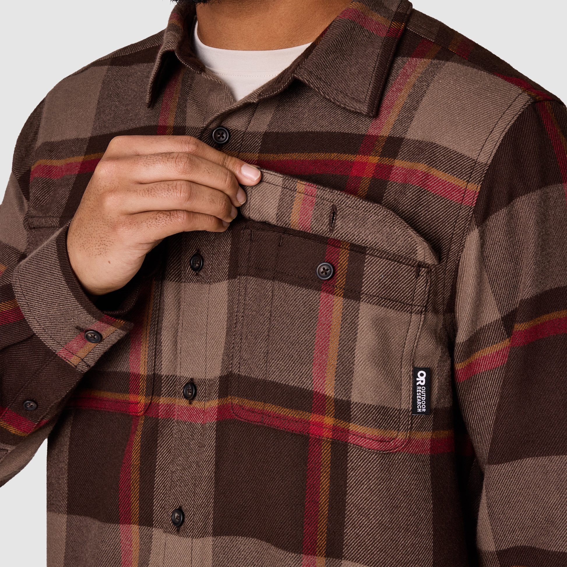 Outdoor Research Feedback Flannel Twill LS Shirt - Men's