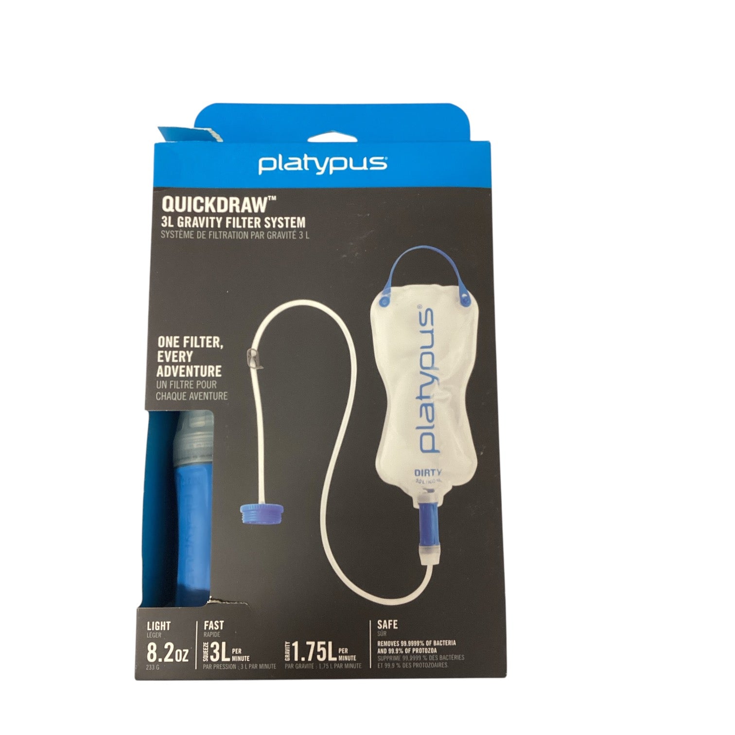 Platypus QuickDraw 3L Gravity Filter System - Scratch & Dent