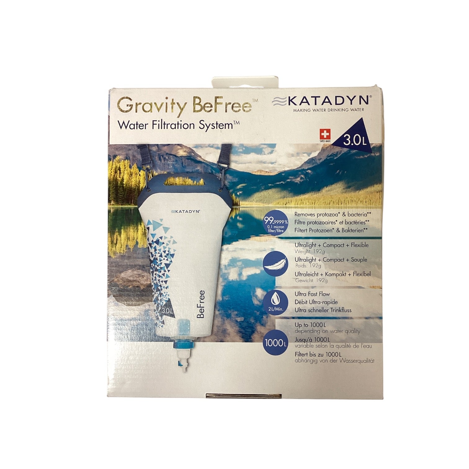 Katadyn Gravity BeFree Microfilter 3.0L - Scratch & Dent